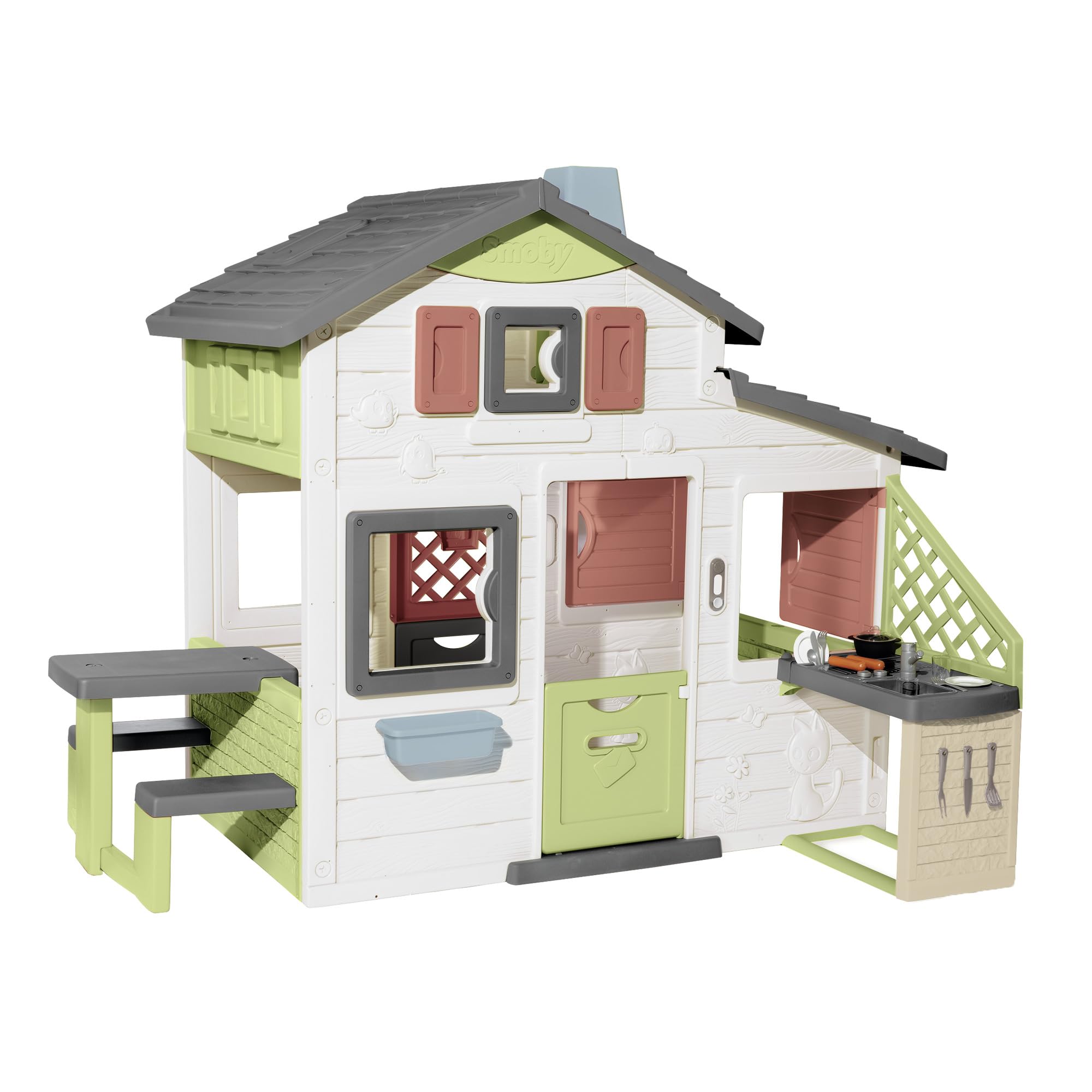 SMOBY LIFE FRIENDS PLAYHOUSE adatto per uso interno o esterno