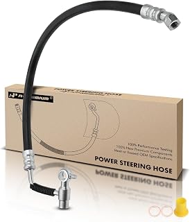 A-Premium Power Steering Pressure Hose Line Assembly Compatible with Nissan Titan 2004-2012, Armada 2005-2010, Pathfinder Armada & Infiniti QX56, 5.6L with Bushing & Washer, Pump to Rack/Gear