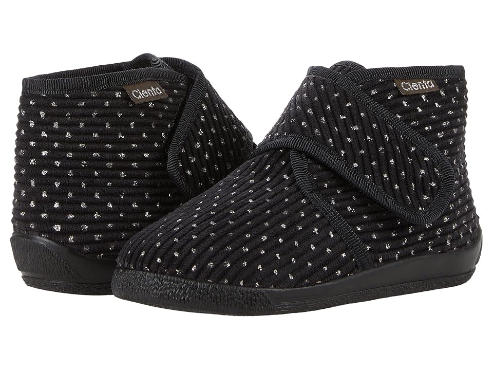 Cienta Kids Shoes 133025 (Infant/Toddler) (Black) Girl's Shoes INTERNATIONAL SHIPPING