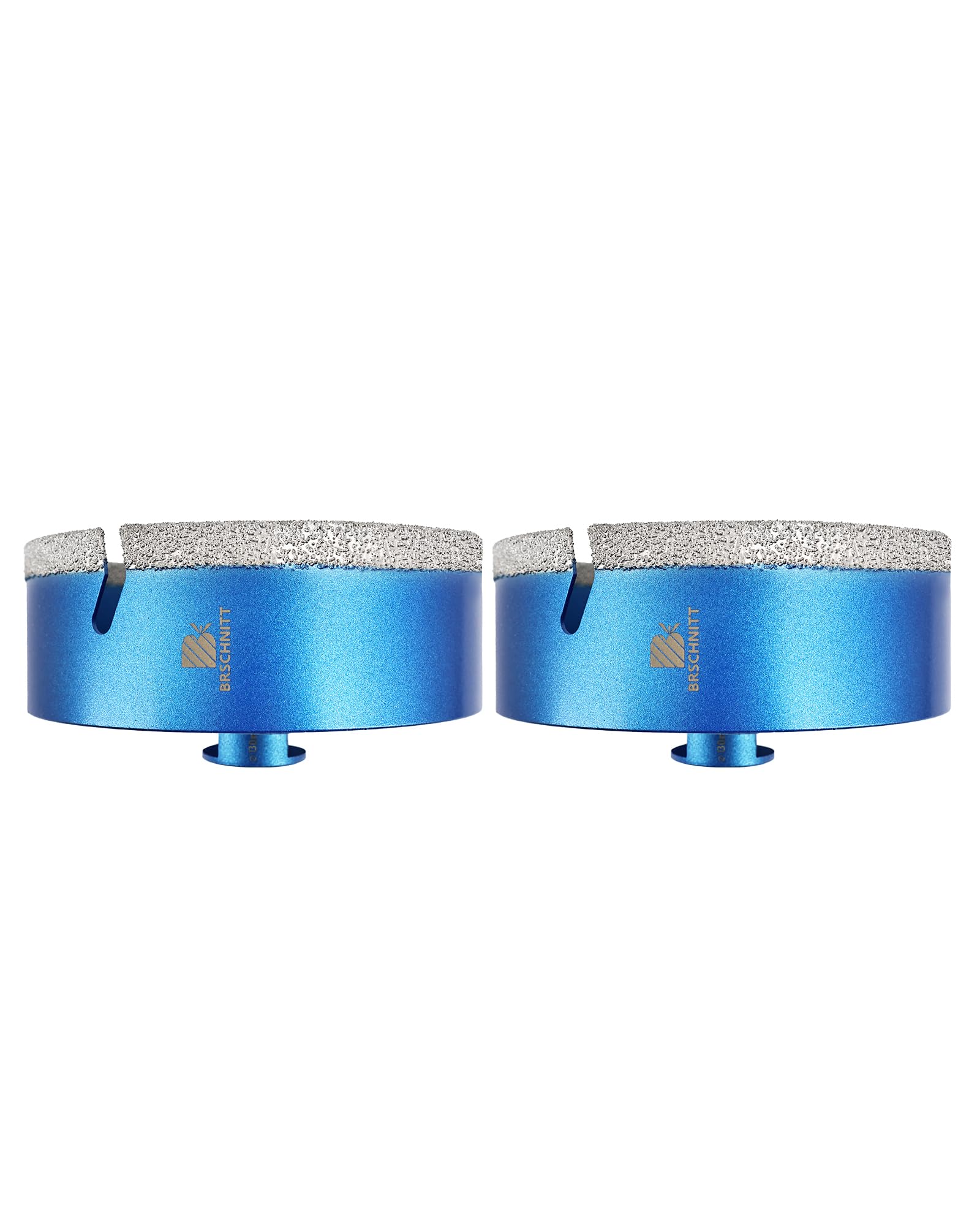 Diamond Core Drill Bit 130mm- BRSCHNITT Tile Hole Saw M14 for Tile Porcelain Stoneware Ceramic Marble Granite Drilling,Suitable for Angle Grinders(2pcs)