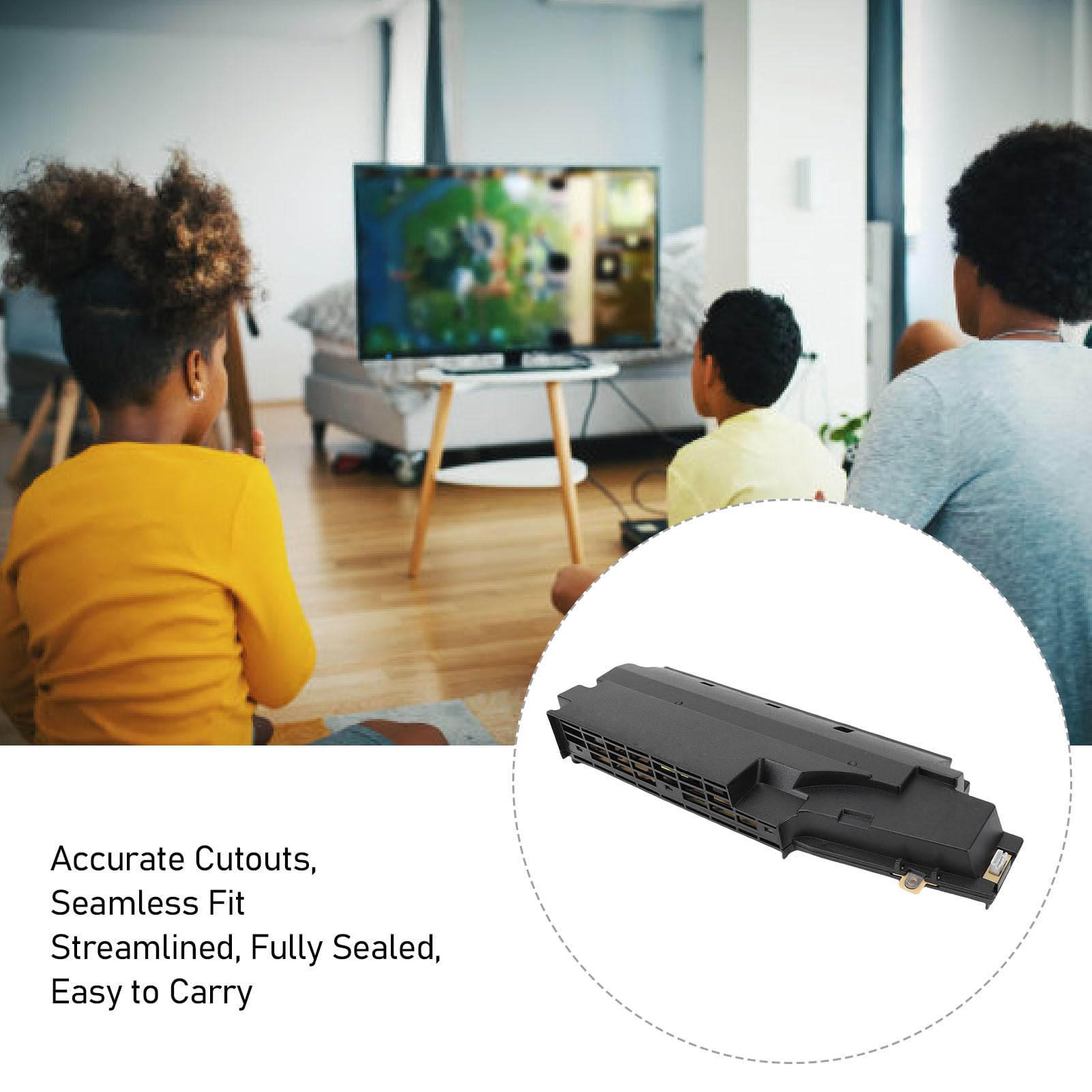 Topiky Alimentatore APS 330, Ricambio per Console di Gioco Super Slim Serie 4000, unità di Alimentazione Interna, Uscita Stabile, Design CompattoMateriale