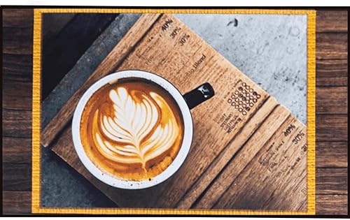 Accent - Alfombras de cocina lavables de 20 x 32 pulgadas, alfombras con parte trasera de goma antideslizante, alfombra de poliéster para