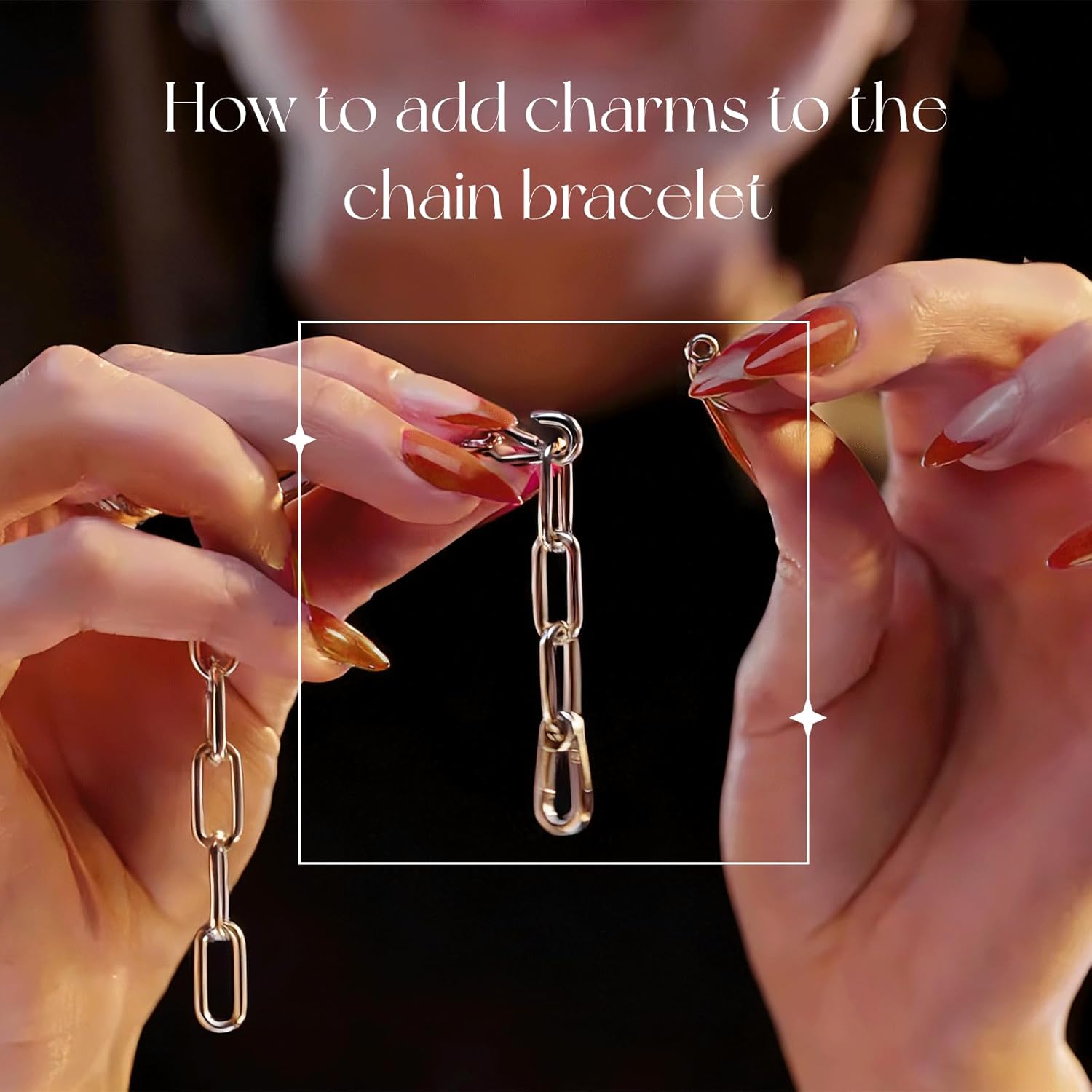 Annmors 925 Sterling Silver Intertwined Link Bracelet Plain Chain Compatible with Women's Bangle Charm & Pendants - Image 5