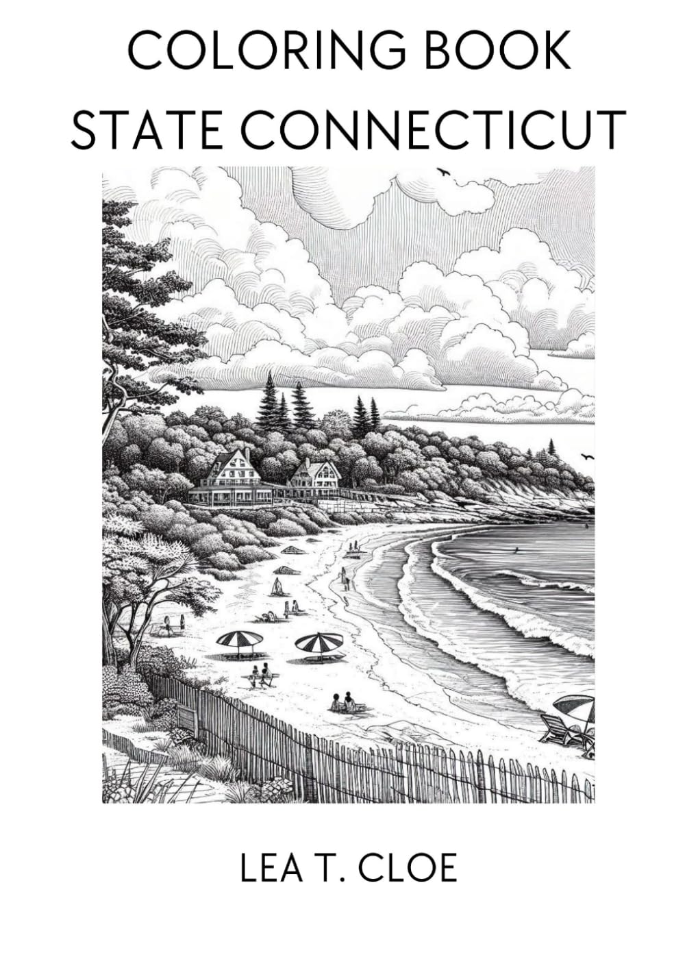 Coloring Book State Connecticut: Capture the Charm of the Constitution State (USA States)