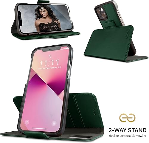 Miniatura 3 de Dreem Fibonacci - Funda tipo cartera para iPhone 13  2 en 1 a prueba de golpes y funda desmontable de piel vegana, compatible con MagSafe,