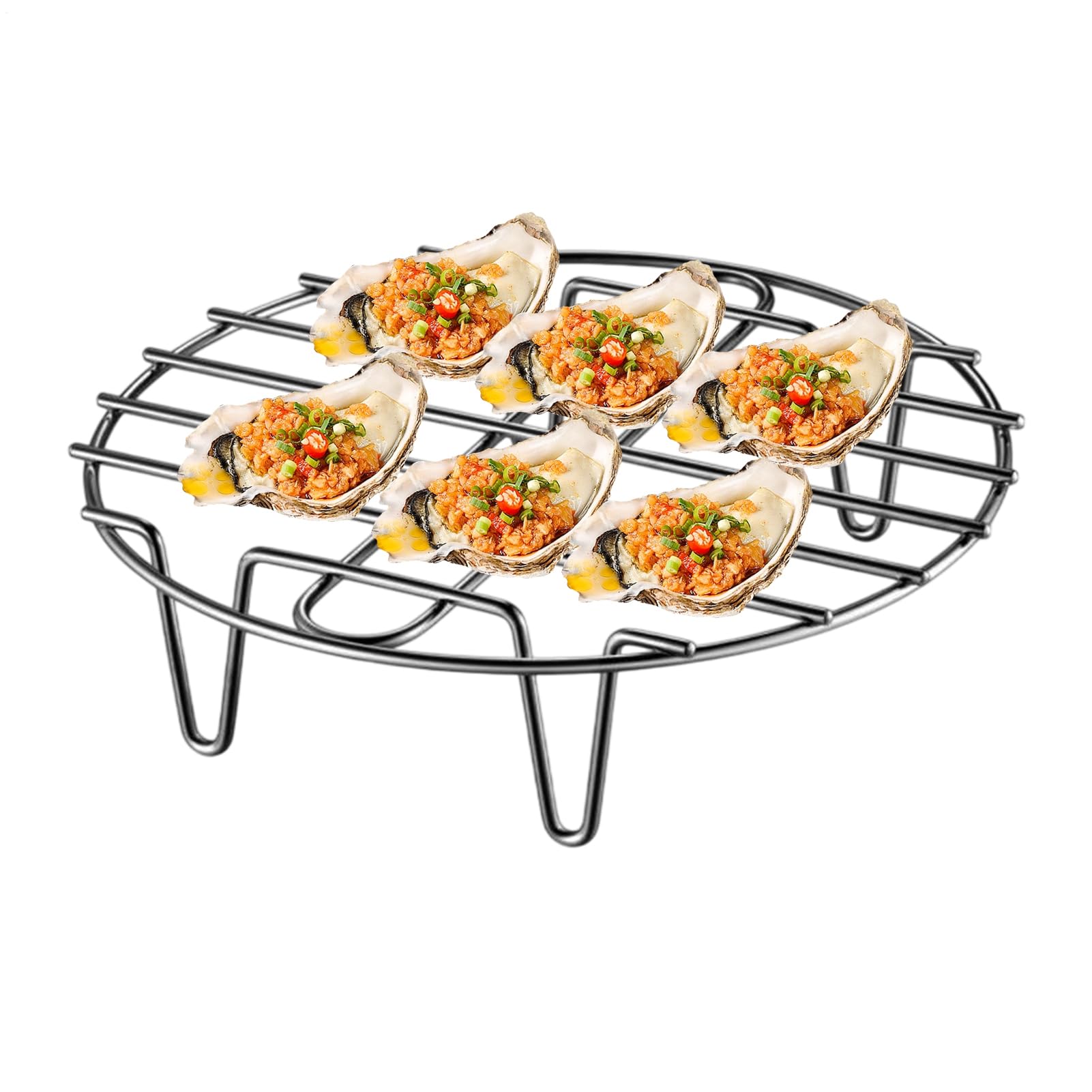 Estante de vapor de acero inoxidable para cocinar verduras y hornear en cocina
