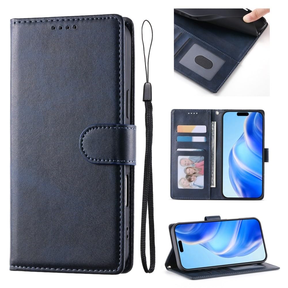 Generic Compatible avec Samsung Galaxy S9 (couleur : vert foncé) Étui portefeuille en cuir uni de qualité supérieure à rabat magnétique