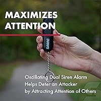 Vista 4 de SABRE Alarma personal con llavero, alarma de 120 dB, audible hasta 1,280 pies (1,279.5 ft), operación simple, reutilizable, rosa