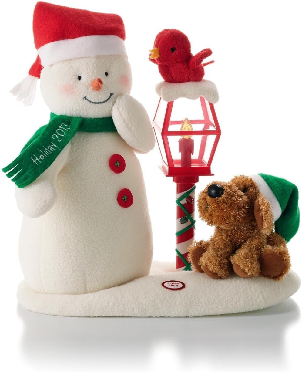 Best Deal 🛒 Hallmark Merry Carolers Techno Plush Snowman
