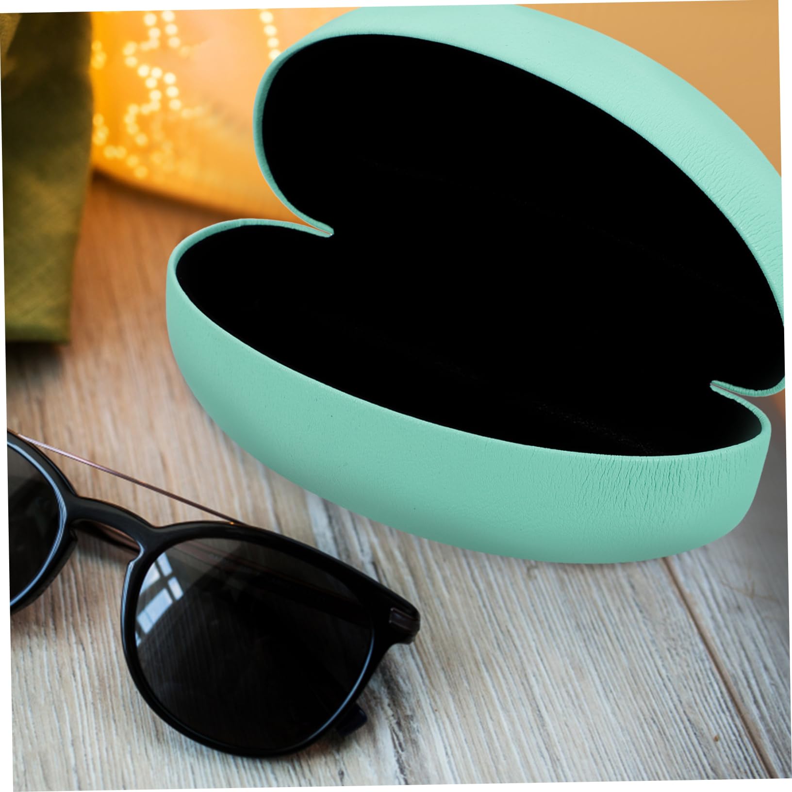 Ipetboom Custodia Per Occhiali Da Sole Conchiglia Custodia Rigida Per Occhiali Custodia Per Gli Occhiali Viaggio Organizzatore Astuccio Multiplo Donna Difficile Sottile Pu