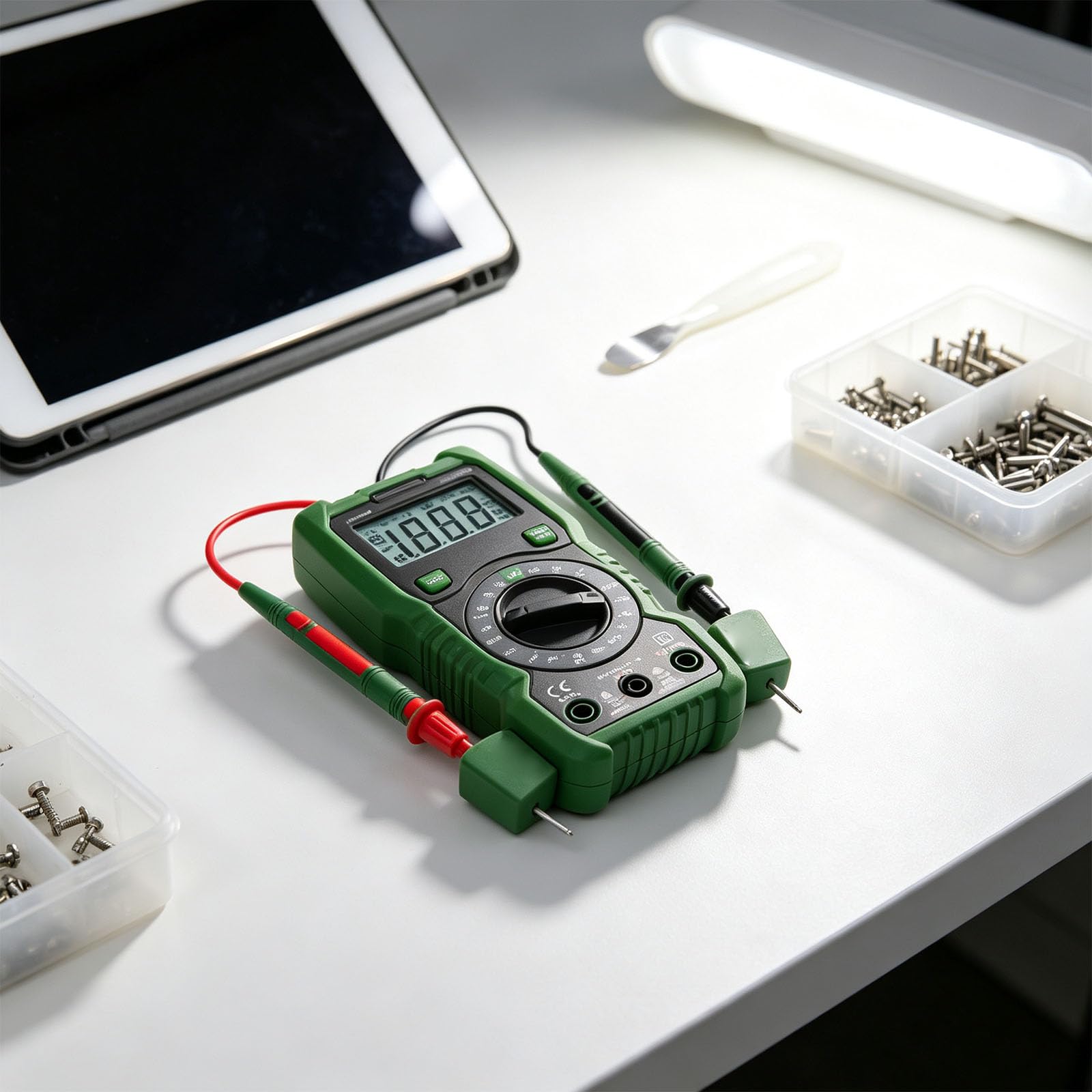 Multimetro con display LCD per la diagnosi quotidiana