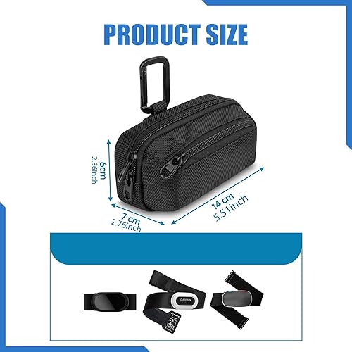 Miniatura 3 de Travel Case for Heart Rate Monitor Chest Strap,Storage Carrying Bag Protection for Camping