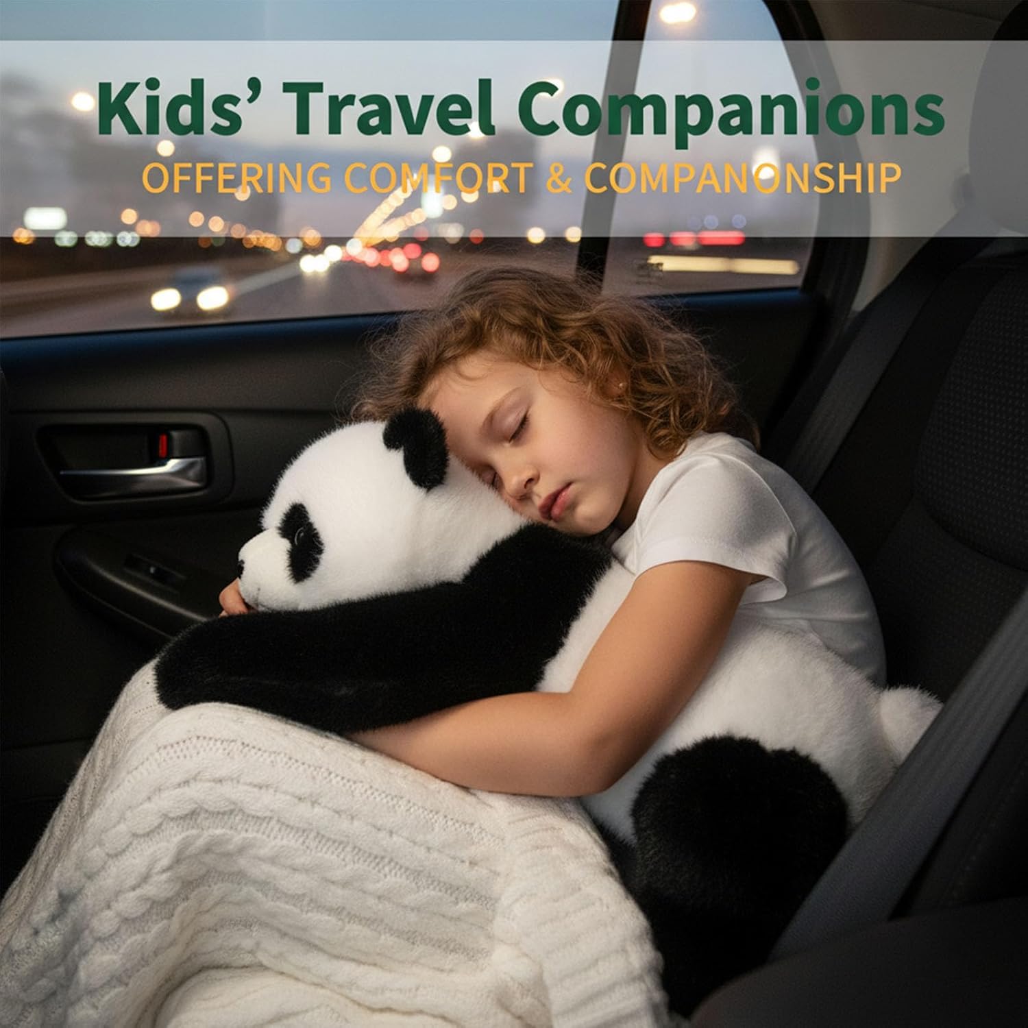 Weighted Stuffed Animal for Kids & Adults,The Panda Weighted Animal Plush,Hugging Pillow for Anxiety Relief&Sleep Support, Sloth Panda Koala Dinosaur Cuddly Toy (dinosaur,65cm)
