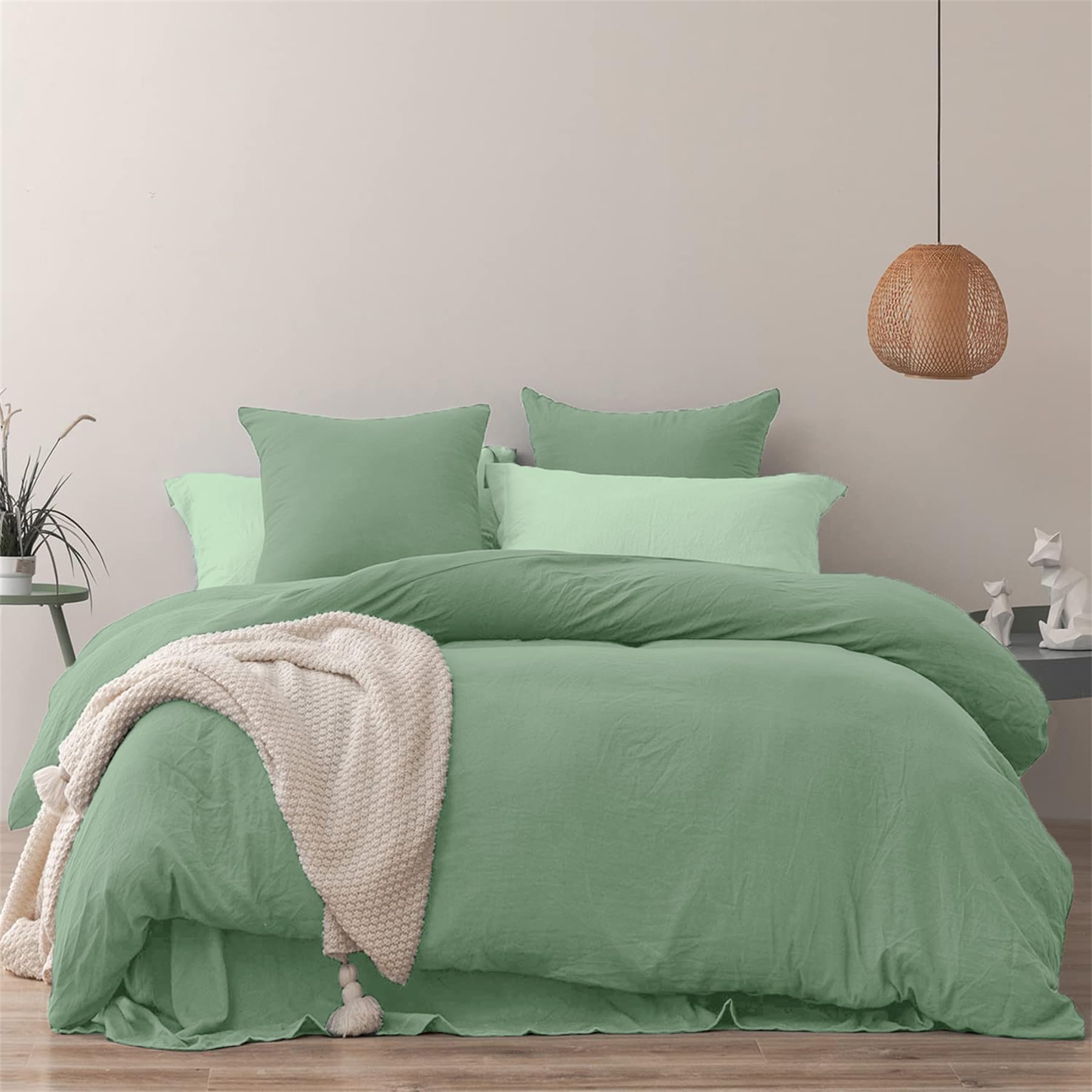 Housse de couette 220x240 toucher coton ultra doux avec fermeture éclair
