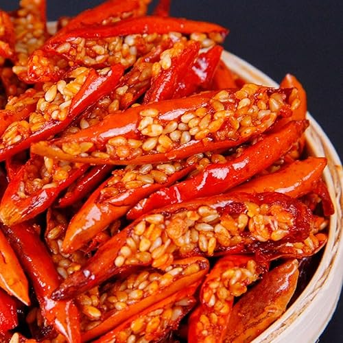 Miniatura 5 de aceite de sésamo asiático sin aceite Chili Crisp, picante chile crujiente Para aderezos de ramen, aderezos para ensaladas, sushi extra umami.