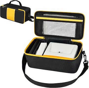 Carrying Bag Compatible with Kodak Dock/Plus 4x6Portable Instant Photo Printer, Storage Holder for Cartridge Refill/Photo Paper Tray/Charger Accessories, with Adjustable Shoulder Strap Black