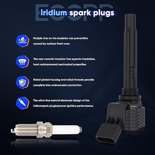 Vista 1547 de ECCPP Bobinas de encendido portátiles de repuesto para automóvil compatibles con Infiniti I30/para Nissan Maxima 3.0L V6 2000-2001 Reemplazo