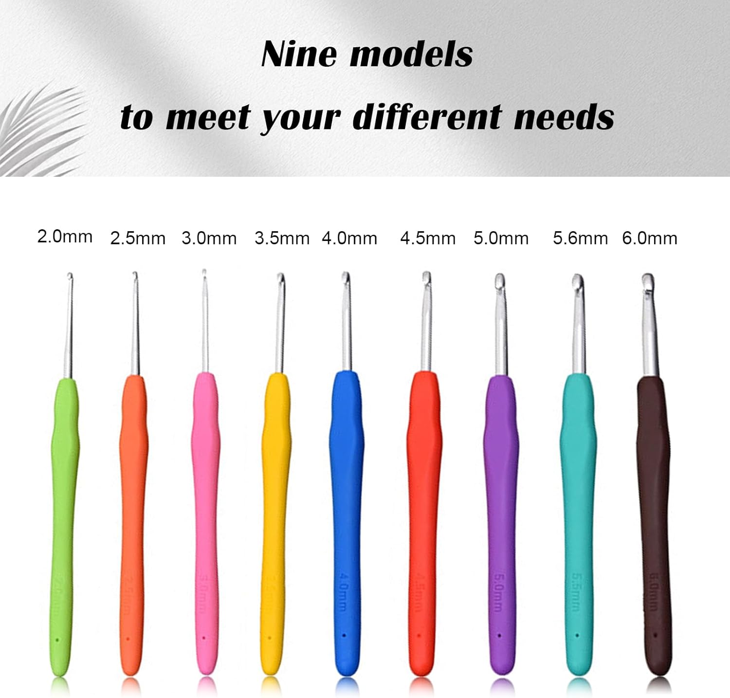 JUQWWQUJ Yarn Holder for Crocheting and Knitting,Yarn Spindle with Double Spindles,Magnetic Yarn Holder,Includes 9 Crochet Hooks,20 Stitch Markers,and 20 Hand Sewing Needles,Wooden Yarn Spinner
