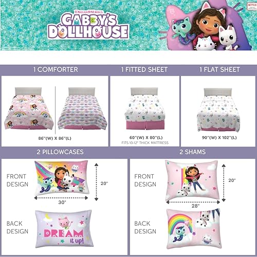 Miniatura 132 de Franco - Juego de edredón y sábanas supersuaves con funda, para niños, 7 piezas, tamaño matrimonial, Five Nights at Freddy's Cinco noches en Freddy's