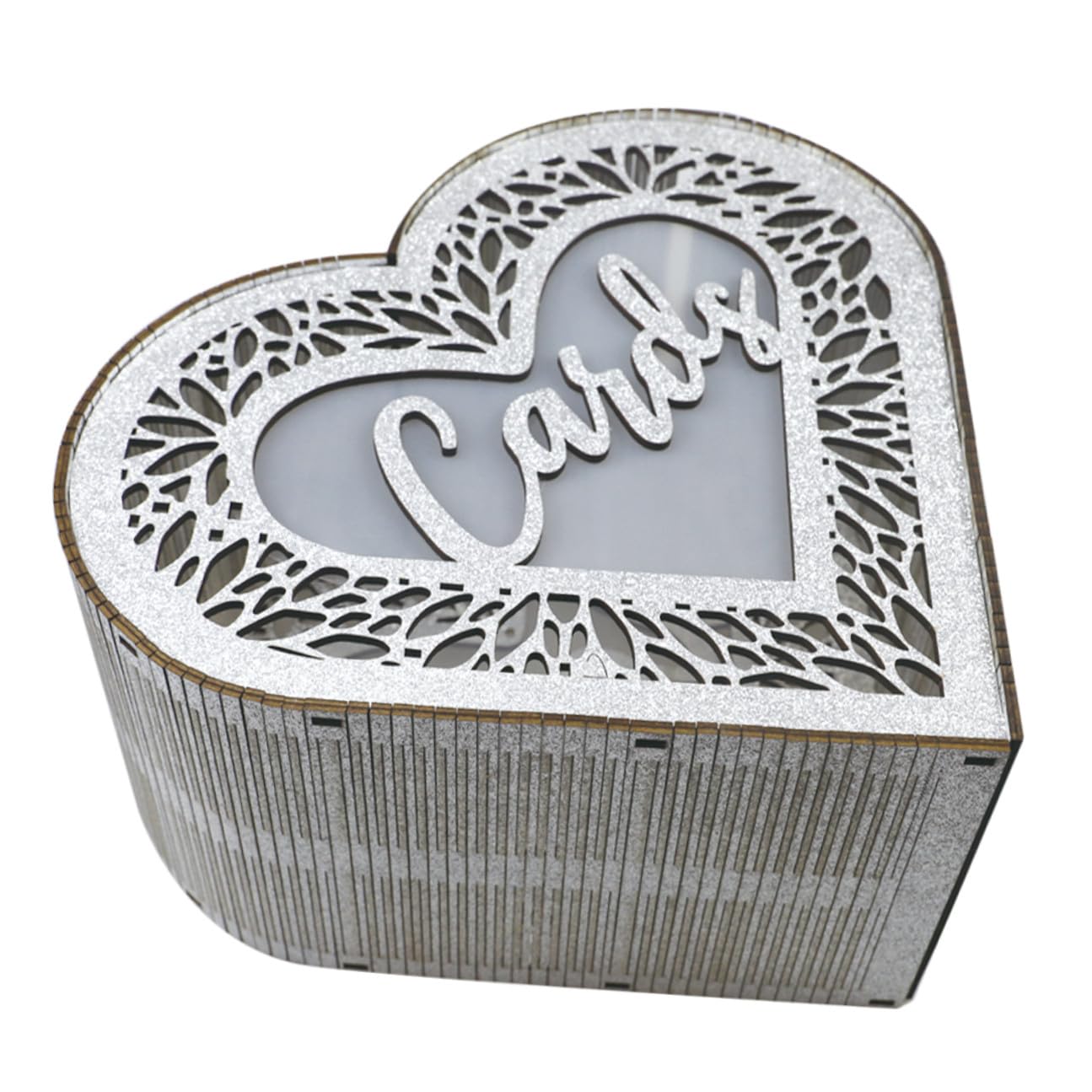 Caja de madera para sobres de boda decorativa y portátil para mesas