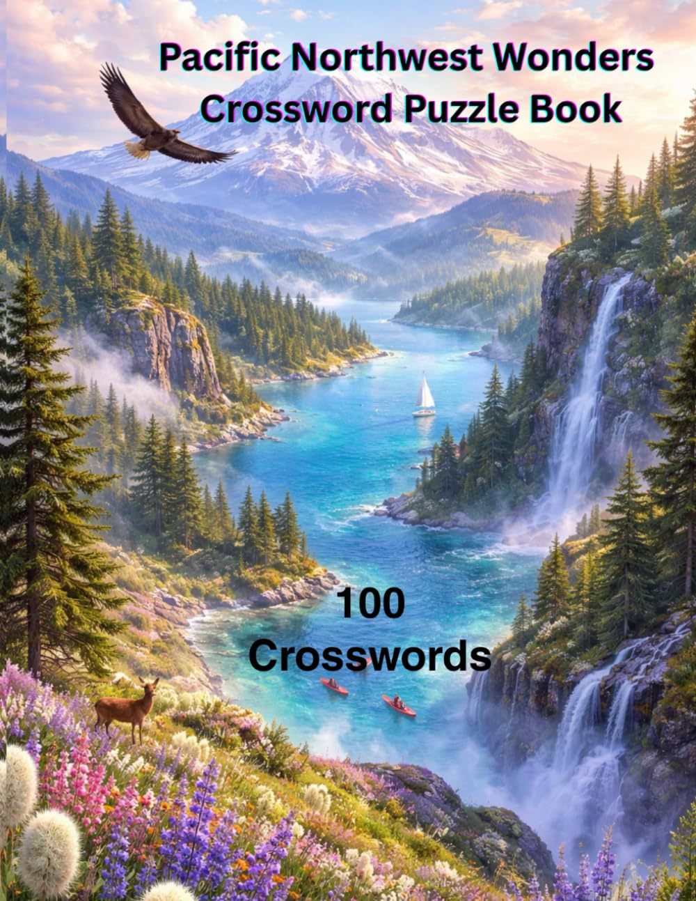 Pacific Northwest Wonders Crossword Puzzle Book: Explore the Natural Beauty, Wildlife, Mountains, Coastlines, Forests, and Scenic Landscapes of the ... Through Challenging Crossword Puzzles