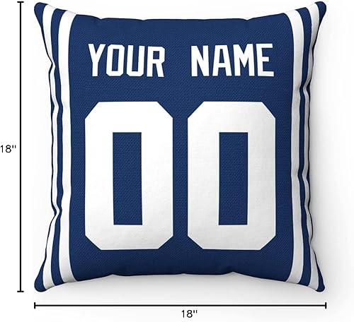 Miniatura 160 de ANTKING 2 paquetes de almohadas personalizadas con cualquier nombre y número para hombres, mujeres y niños Para Cincinnati