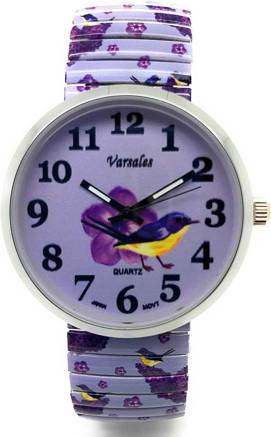 VERSALES Ladies Novelty Butterfly Bird Owl Ladybug Bee Zoo Theme Elegant Stretch Elastic Band Analog Quartz Fashion Watch Varsales