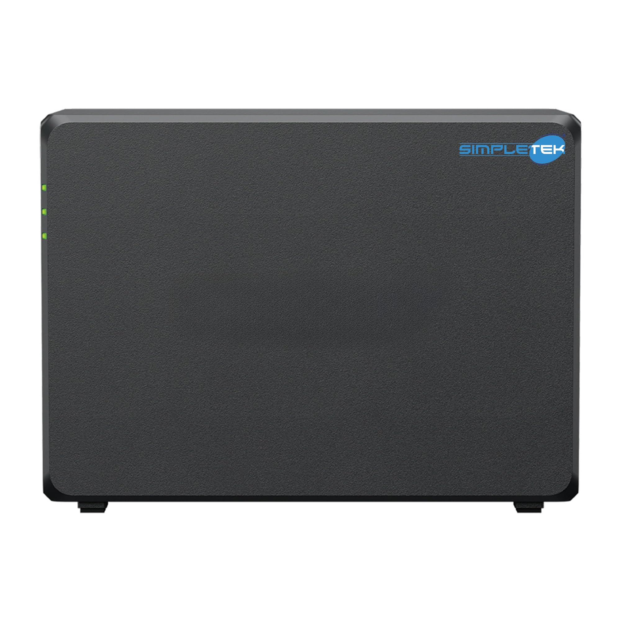 SIMPLETEK - Profesjonalny 2-komorowy serwer NAS - 4 GB RAM DDR4 ECC - w zestawie 2 x dysk twardy 10 TB - 2 wbudowane gniazda M.2 NVMe - Port LAN 2,5 GbE