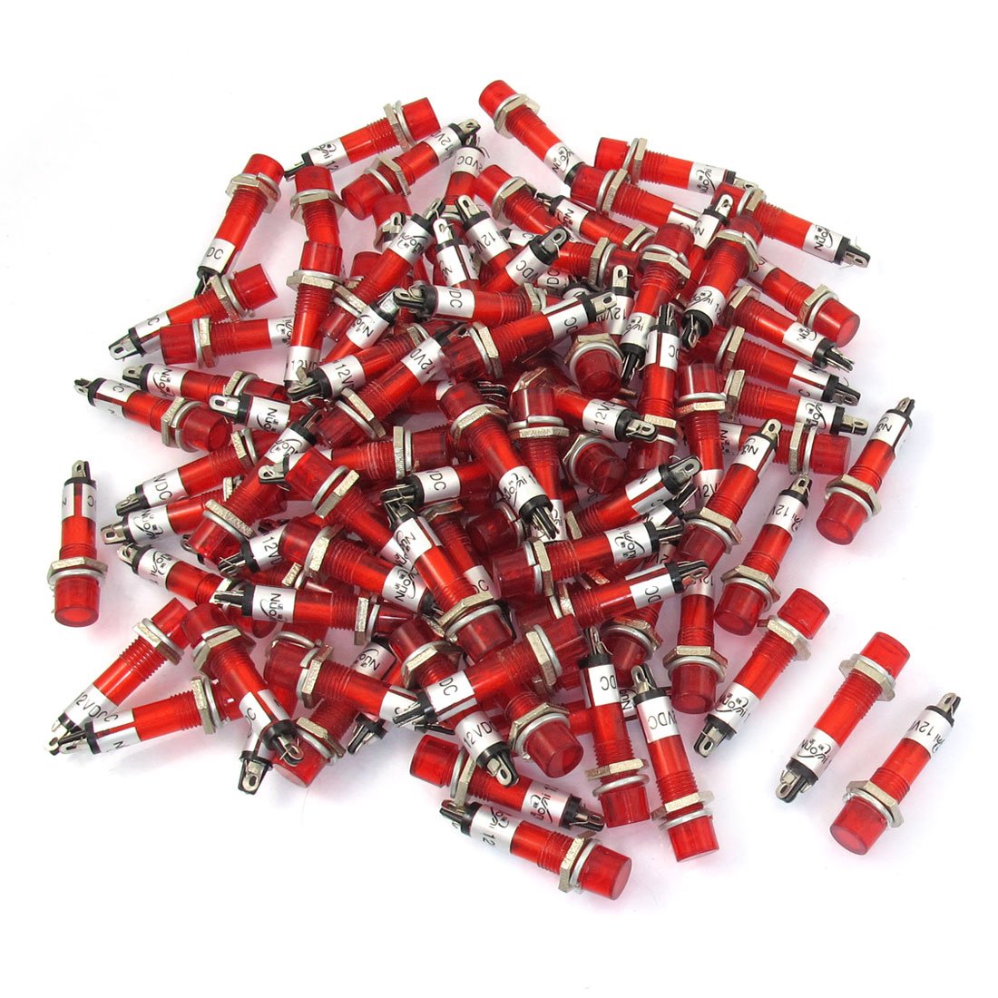 100 x DC suitablevoltageV 7mm Holing Red Signal Indicator Light Pilot Lamp XD7-1 (SN: 3c5 24a c6d bd7 09b)-picture-17