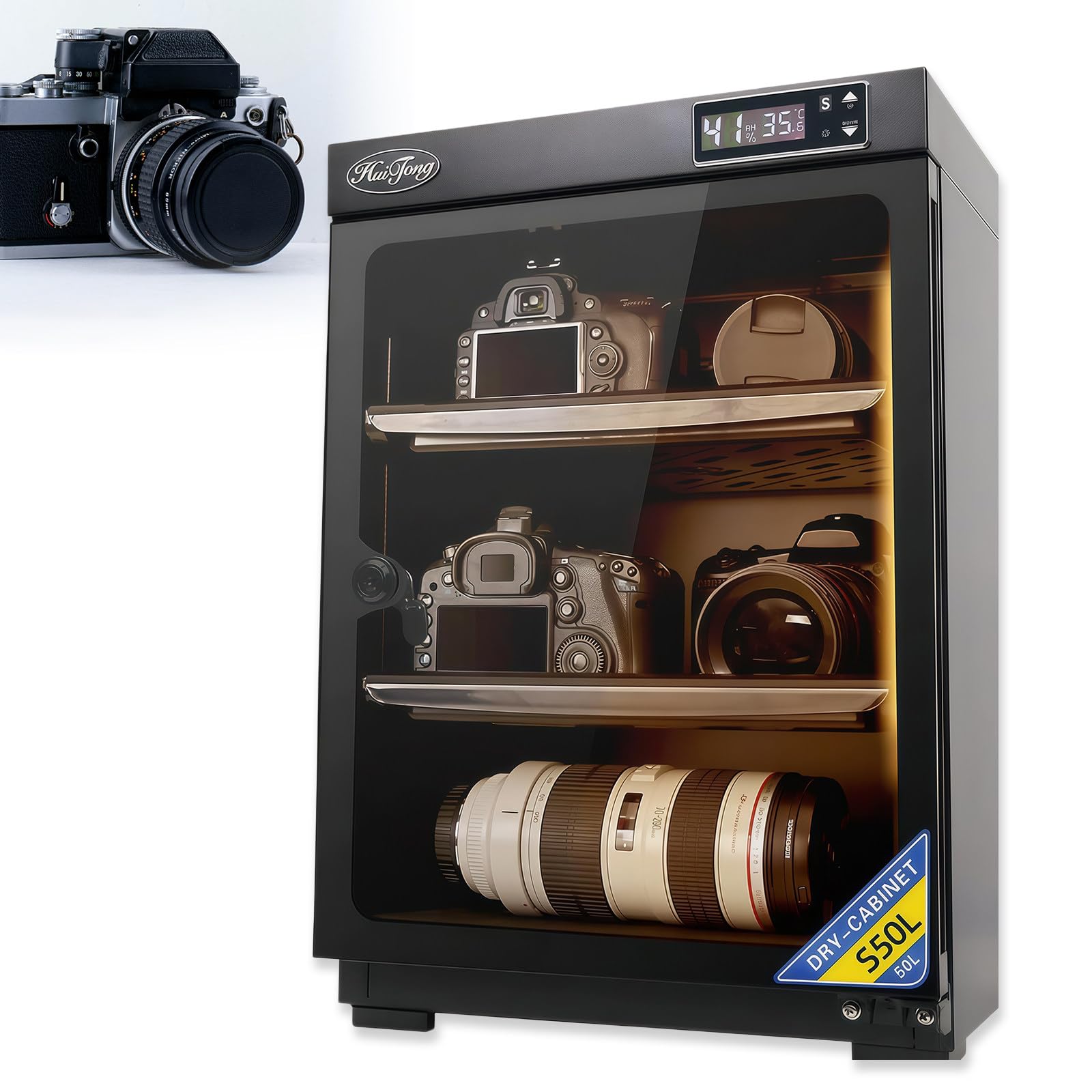 Armoire Sèche Appareil Photo Commande Digitale, Écran LED T°/H