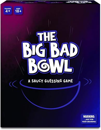 Big Bad Bowl - Juego de fiesta divertido de 600 cartas para adultos, rompehielos atractivos, divertidos desafíos grupales, juego de adivinanzas,
