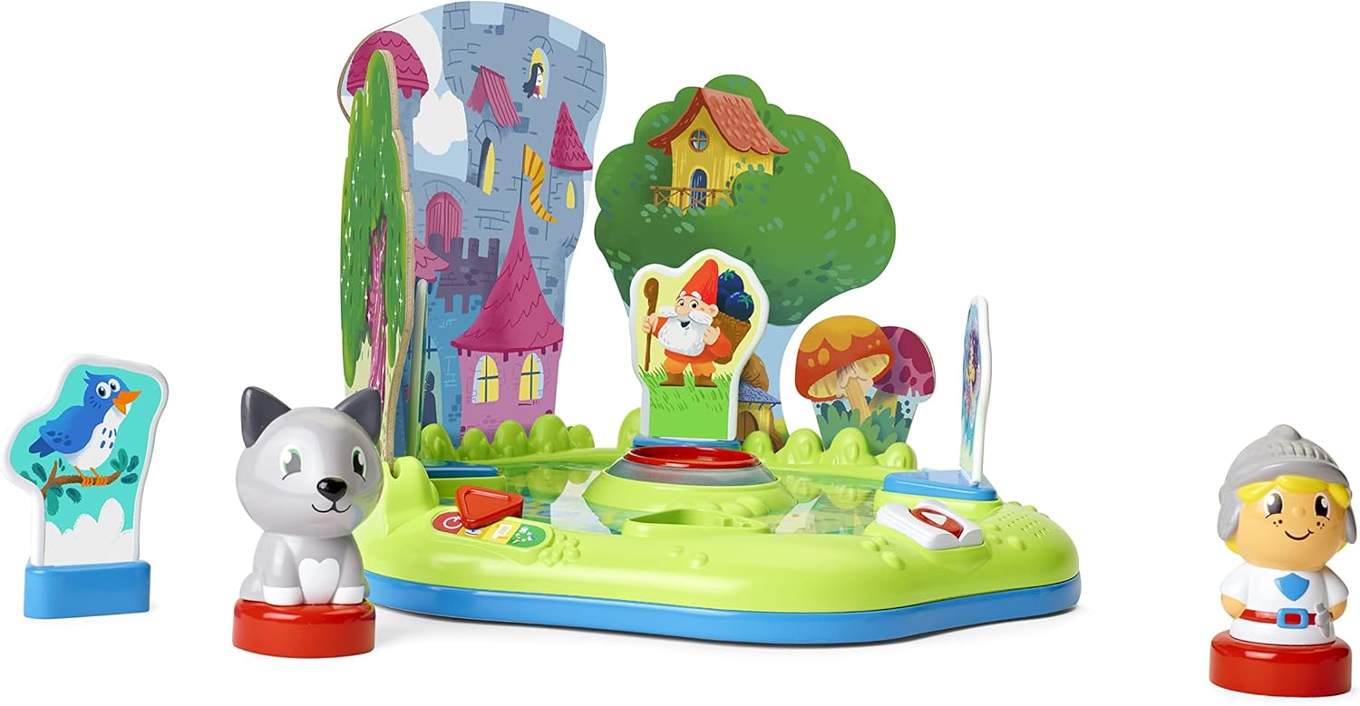 Chicco Fabulous il Creastorie 2 Years, 6 Years, 4 Languages, 10 Characters, 4 Modes, 90 Min Content, Inspired by The Montessori Method, Listen and Create Stories