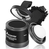 Vista 20 de Acomler Color de Cabello en Polvo de Sombra para Retoque Instantáneo de Raíces, Cobertura de Raíces, Marrón Oscuro para Cabello Ralo, Cobertura