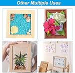 PATIKIL 10 x 10 Inch Wood Canvas Panels, 10pcs Unfinished Wooden Frame Square Art Board for Crafts Oil Paint Pouring Acrylics Painting DIY