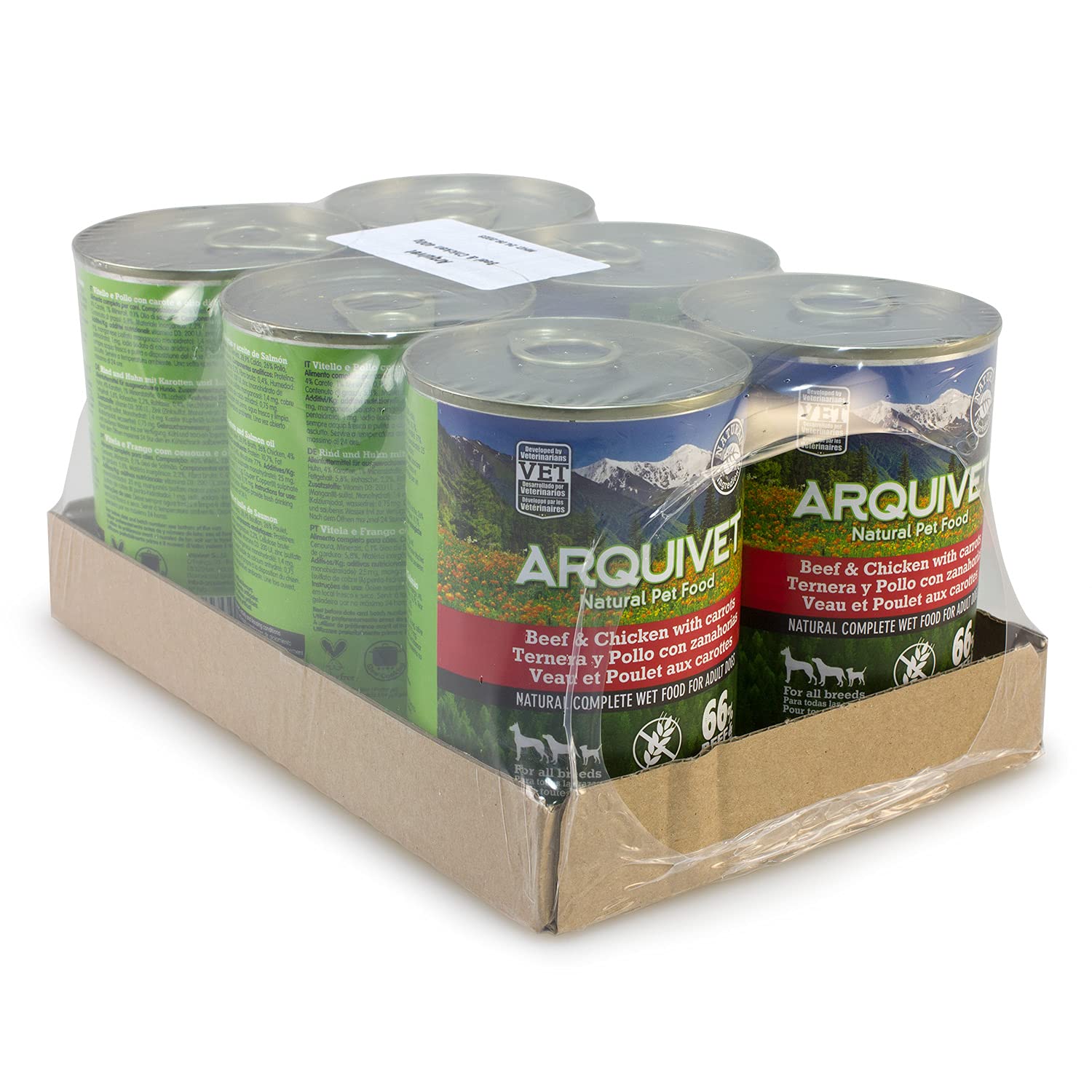Pack De 6 Boîtes De Nourriture Humide Pour Chien - Boulettes De Saumon Et Poulet, Sans Céréales, 200g - 5
