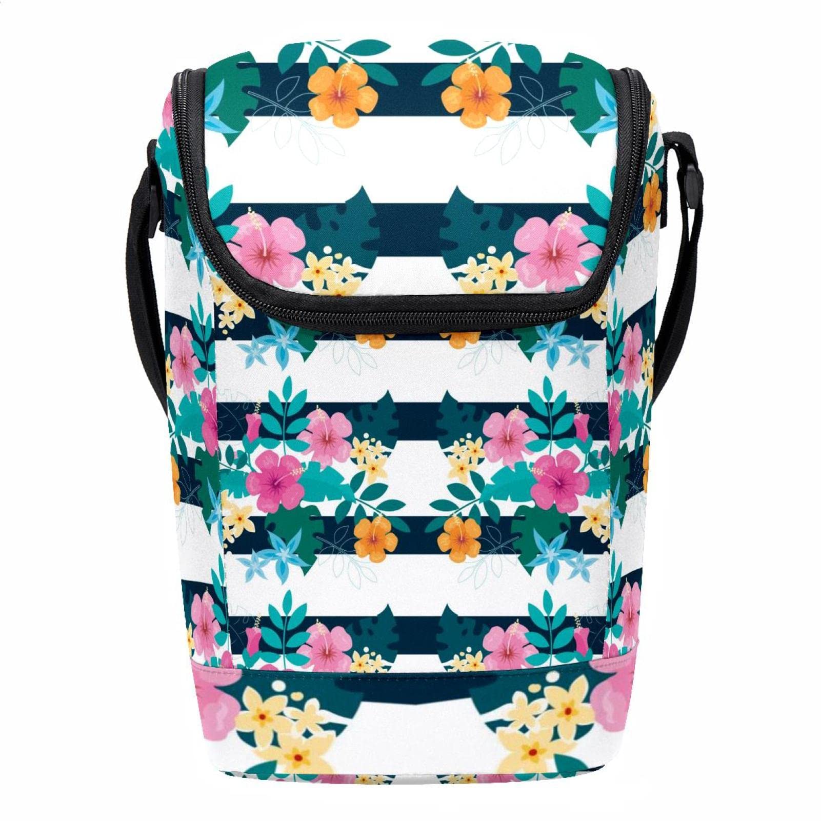 Bolsa de almuerzo floral para oficina y picnic familiar