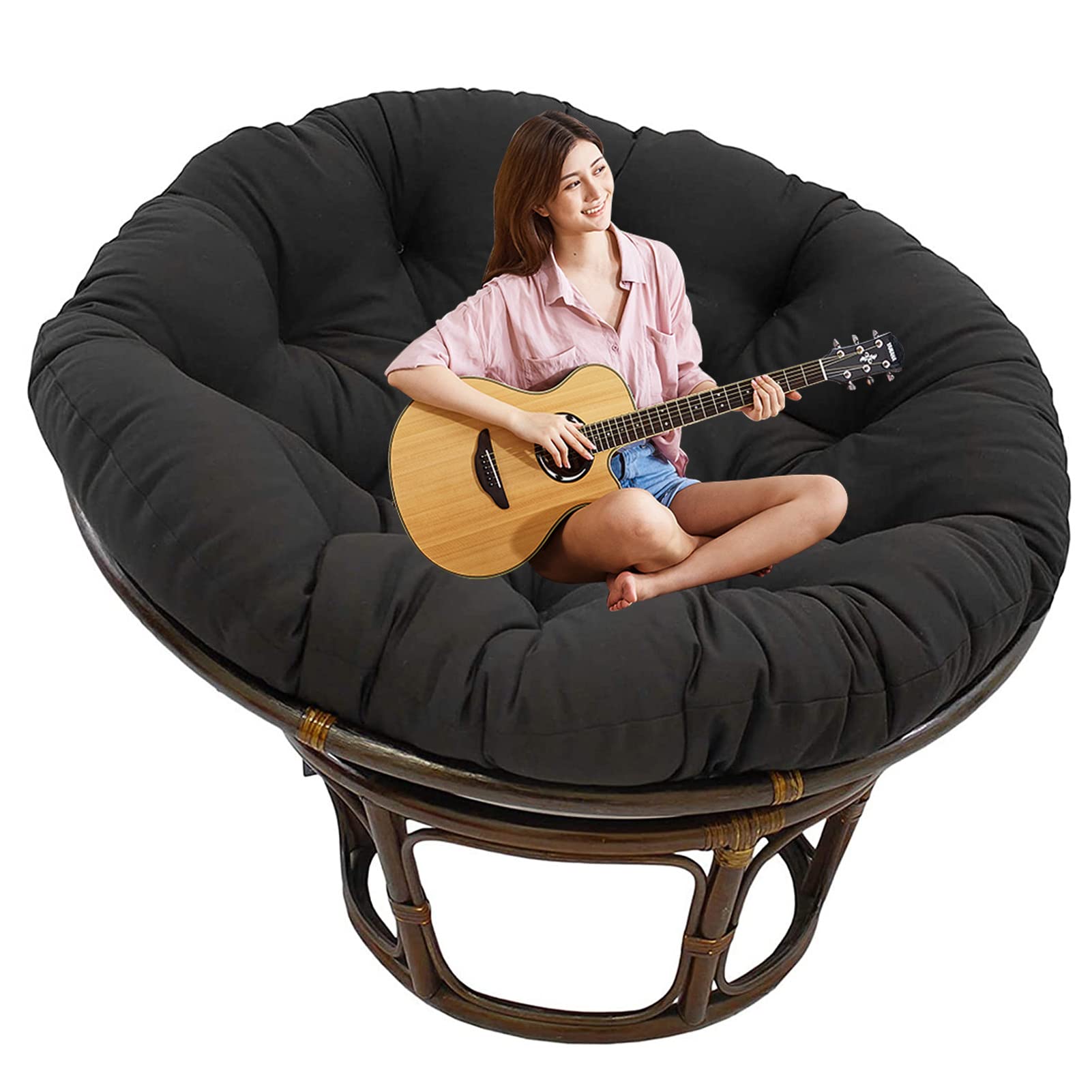 Chaise d'extérieur surdimensionnée imperméable de jardin grand format