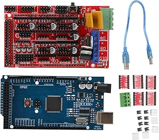 Motorista de motor de passo com dissipador de calor, whit Cabo USB Upgrade-Ability A4988 Motor de passo Driver, para Mega 2560 R3 CH340