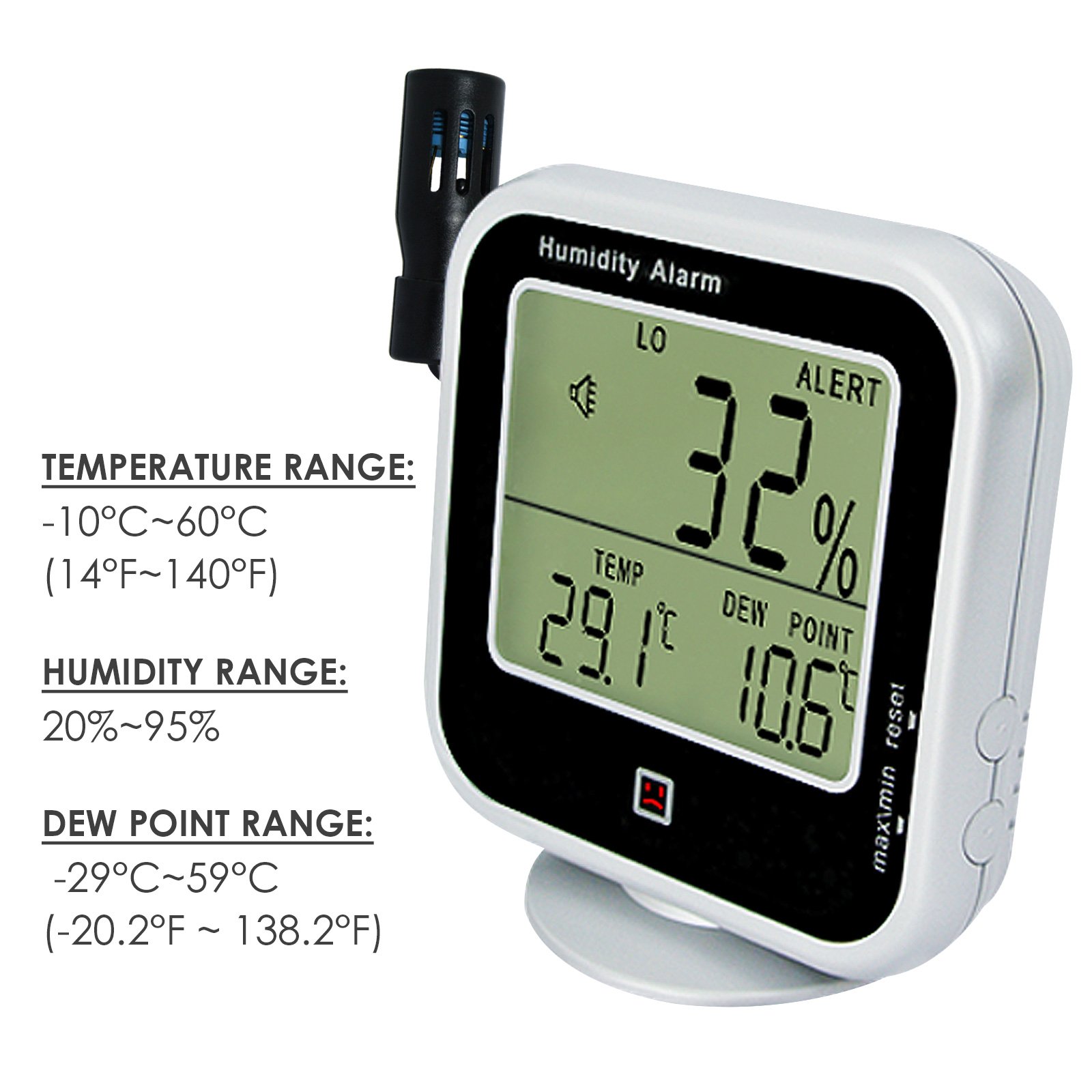 Buy Digital Indoor or Outdoor Hygrometer and Thermometer Thermo