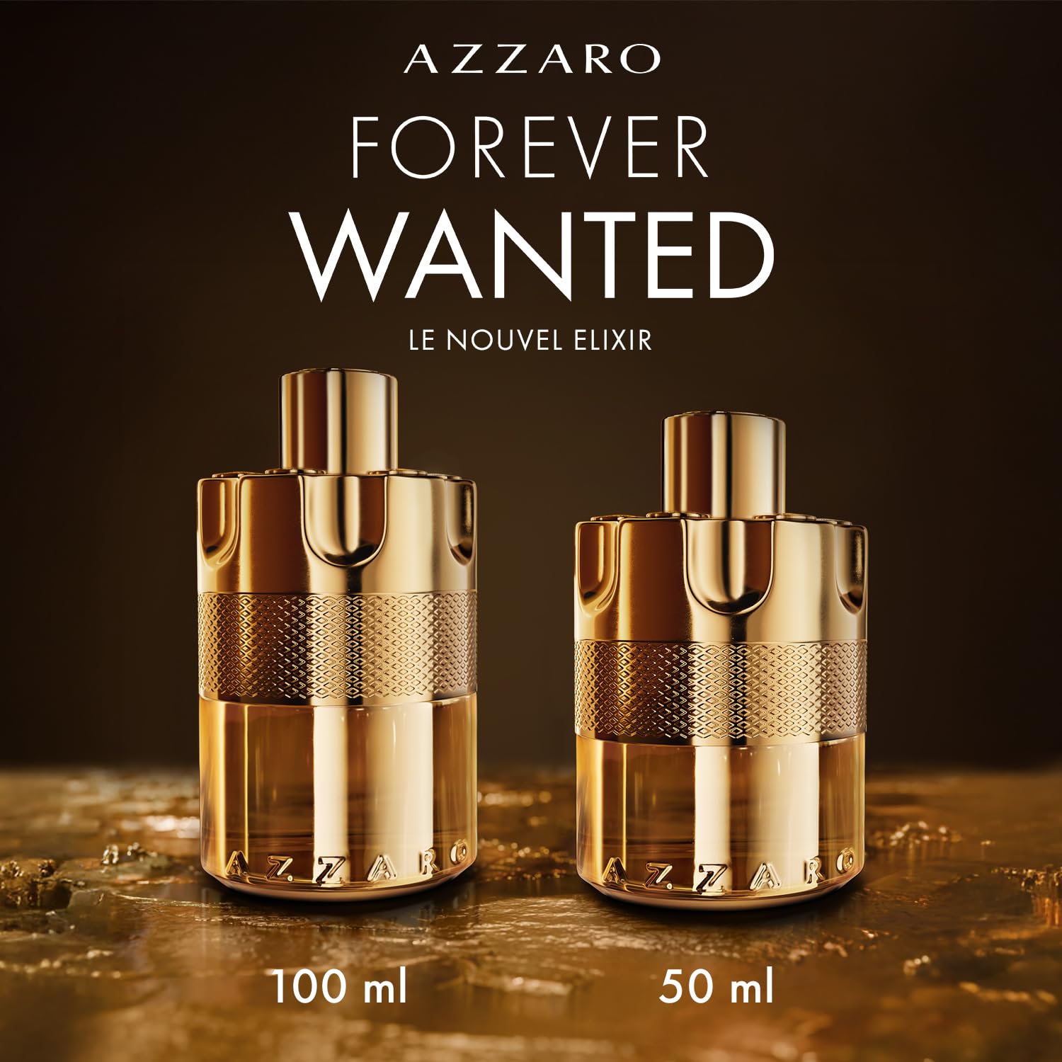 Azzaro Wanted Forever Elixir - Parfum pour Homme - Séducteur, Irrésistible et Puissant - Accords de Fruits Rouges, Cardamome et Cuir - Tenue Longue Durée - Spray Vaporisateur