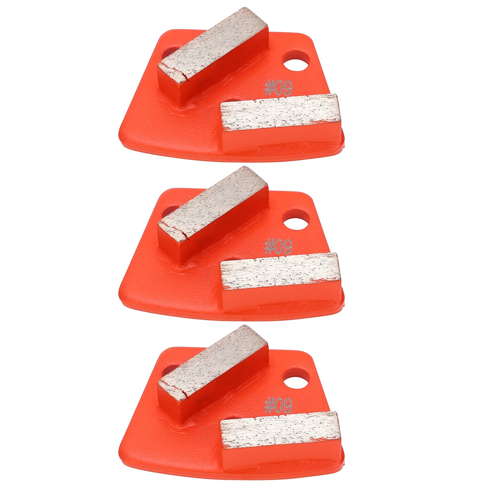 Chaussures de Meulage Diamantées, Mandarine Trapézoïdale 2 Dents 60 Mailles pour Sol en Béton, Coupe Agressive à Haute efficacité avec Faible Bruit pour le Matériel Industriel