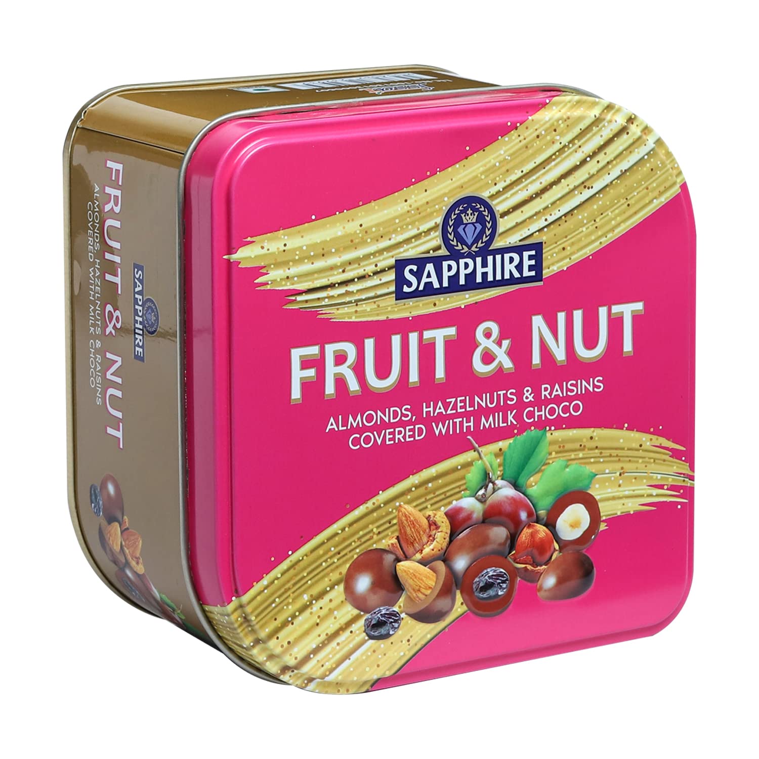Sapphire Fruit & Nut Covered with Milk Choco 90g (Pack of 1) Perfect