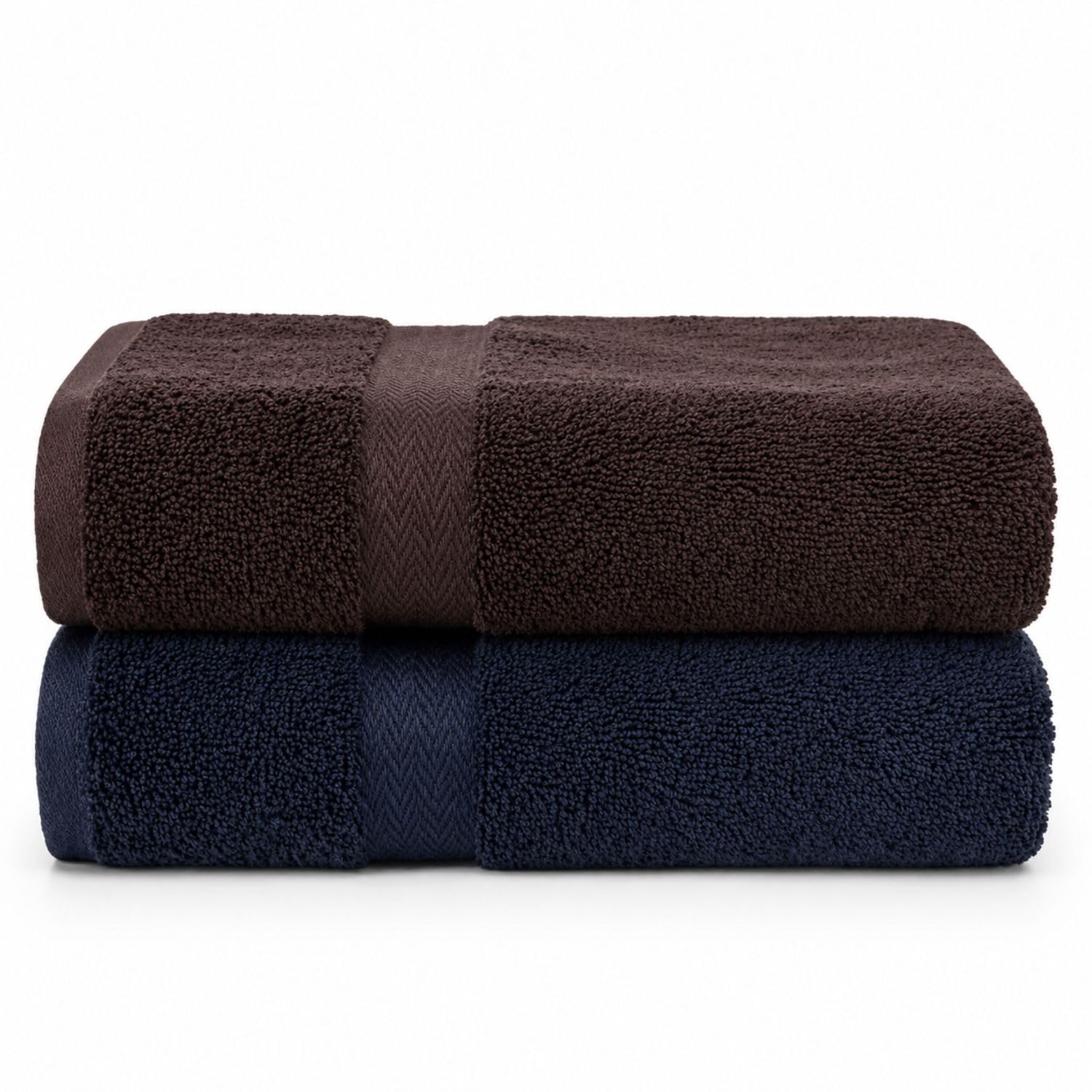 LINORA 2-Pack Cotton Bath Towels - Soft & Absorbent -26