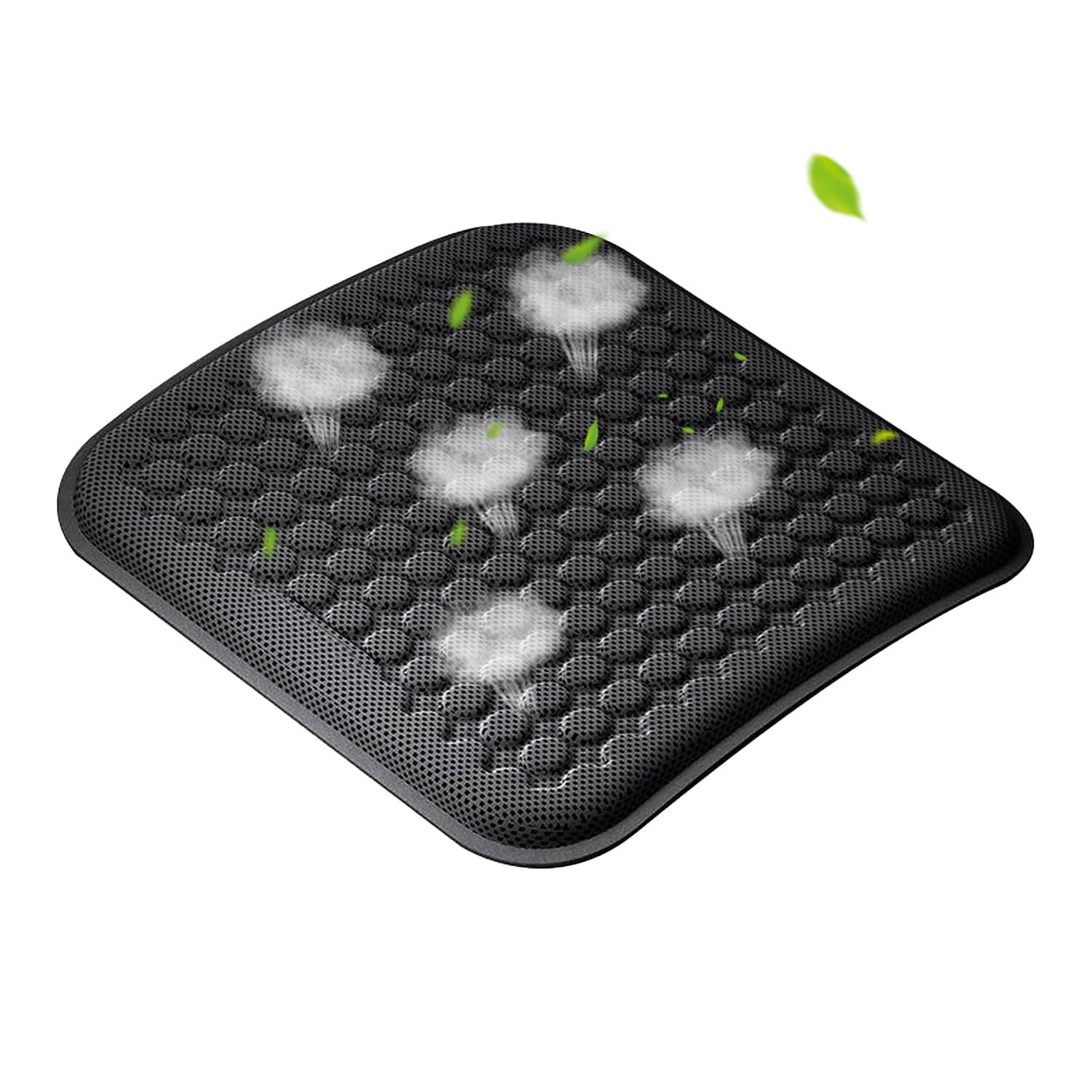 Double Thick Gel Seat Cushion for Office Chair, Car & Wheelchair - Orthopedic Memory Foam & Cooling Gel for Back Pain Relief, Pressure Sores, Tailbone