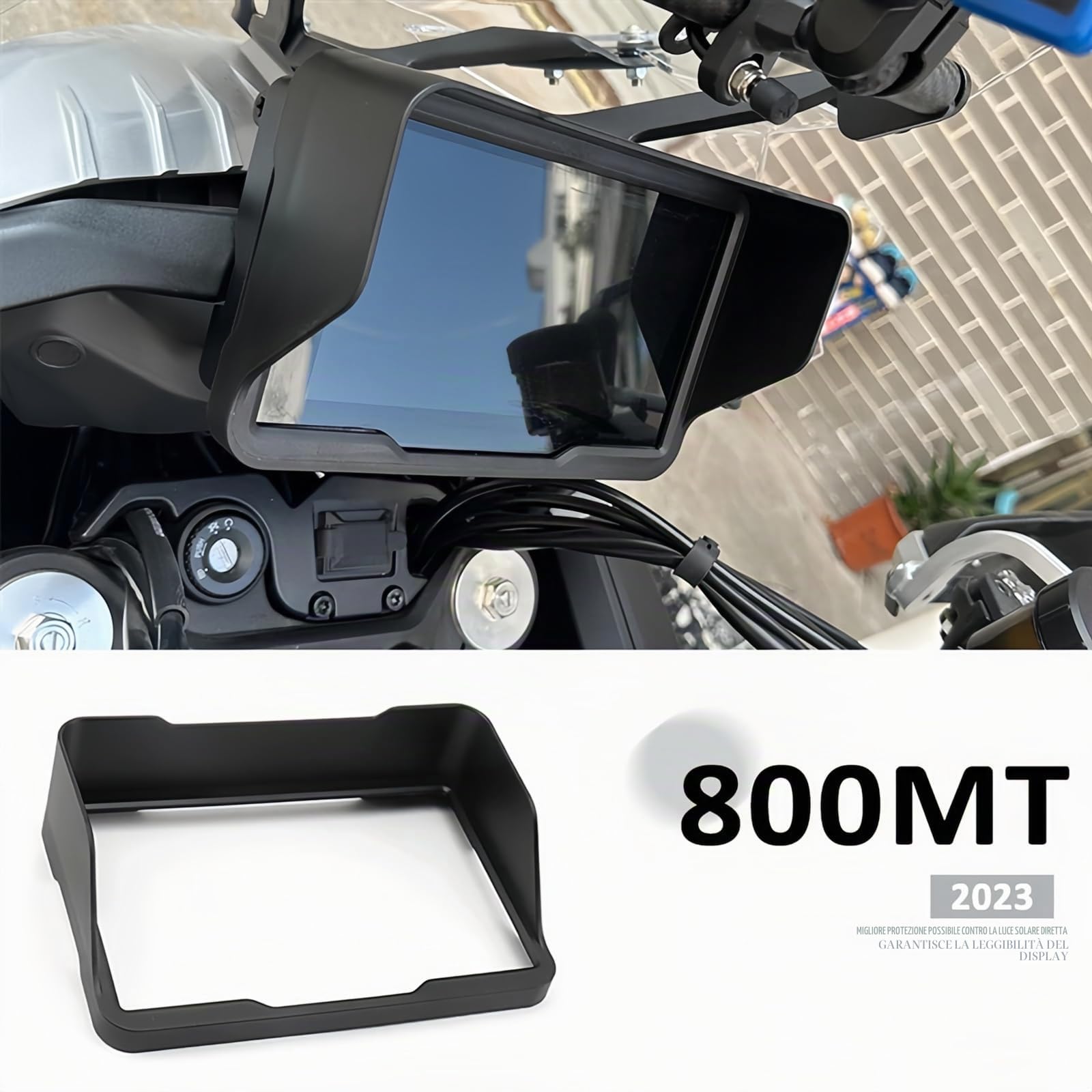 Per CFMOTO 800MT Explore 2023 Visiera Parasole Protezione Antiriflesso Copertura del Misuratore Telaio di Protezione Schermo Parasole
