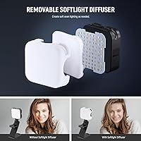 Vista 8 de NEEWER Luz LED de transmisión con control de software de Windows y macOS, soporte y soporte para monitor 2 en 1, ultra brillante 2900K-7000K USB