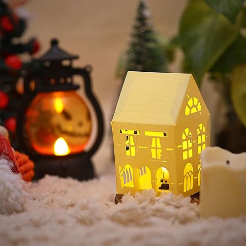 Miniatura 2 de GLOBLELAND Troqueles de corte de casa 3D, plantilla de grabado de acero al carbono, plantilla de corte de troqueles de metal para hacer tarjetas,