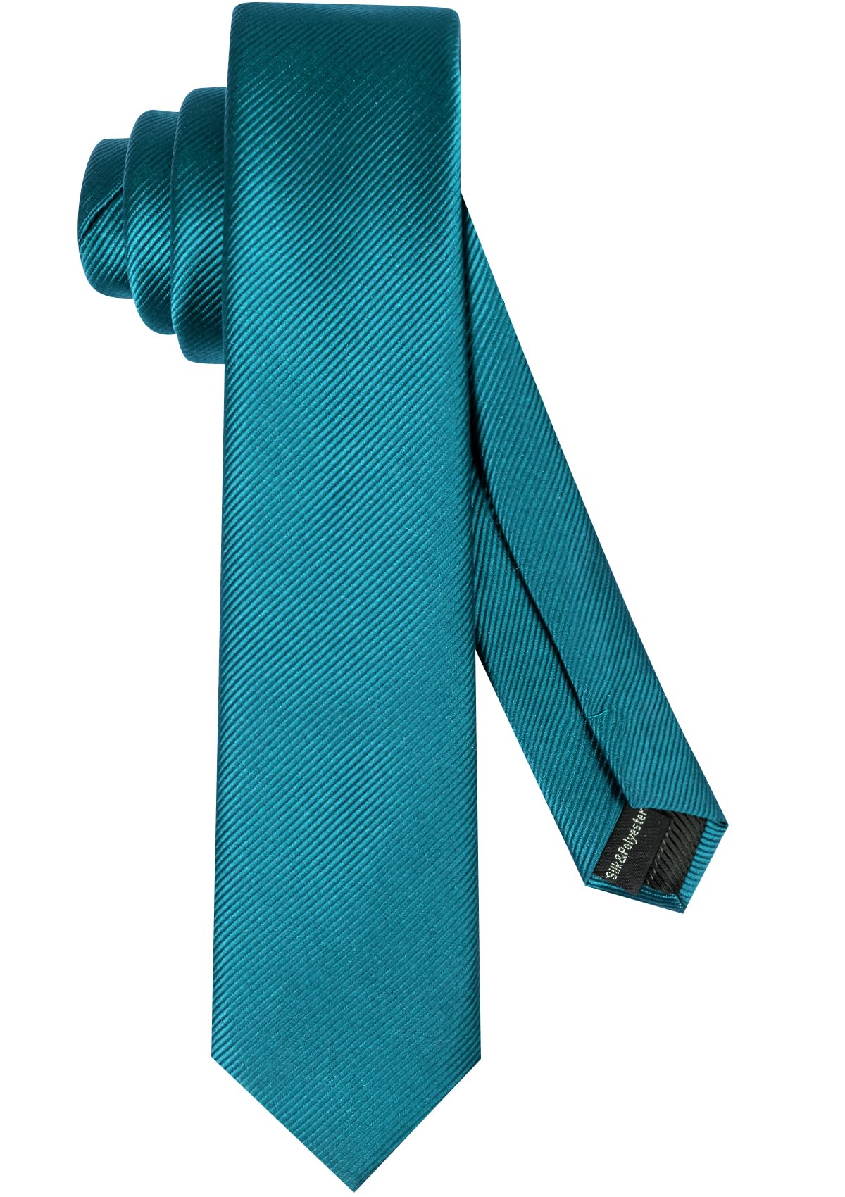 Schmale Krawatte und Einstecktuch, einfarbig, 6 cm, klassische, schmale Krawatten für Herren, handliche Anstecknadel, Krawattenklammer, Set, formelle Hochzeit, Party