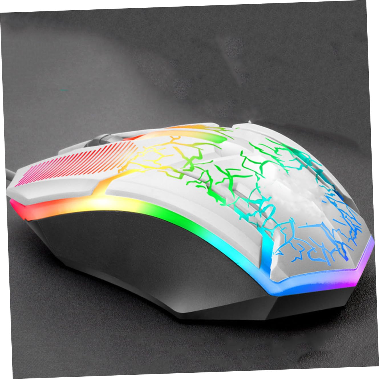 Kit con Mouse USB Tastiera Meccanica Retroilluminata per Gaming