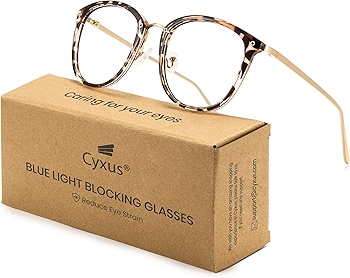 Cyxus Blue Light Blocking Glasses for Sleep and Eye Comfort